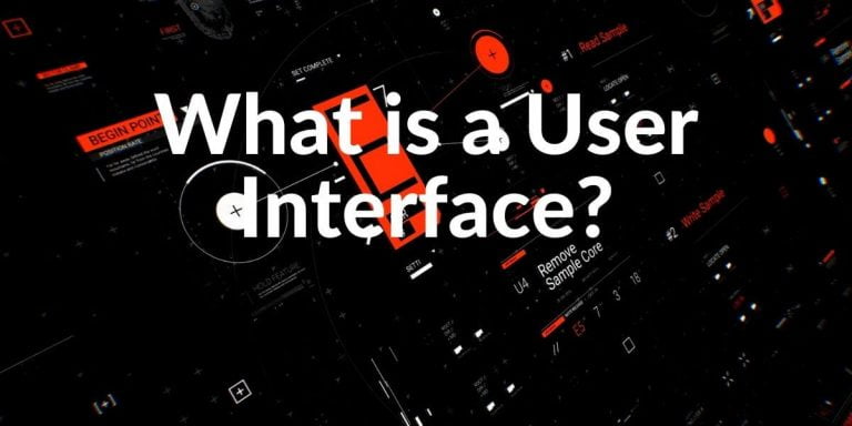 what is the definition of user interface quizlet
