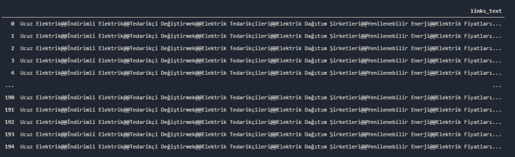 Python SEO Anchor Text Scraping