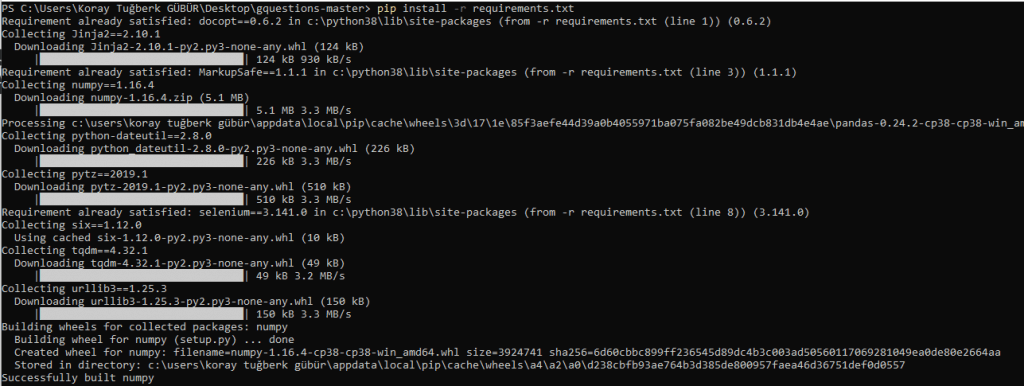Gquestions Installation