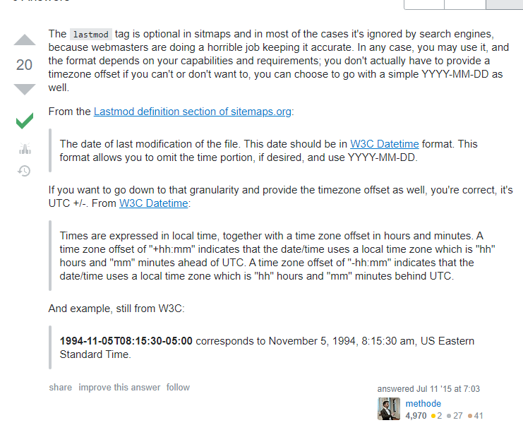 Lastmod in Sitemaps and Garry Illyes