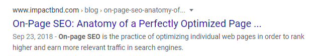 URL Length and On-page SEO