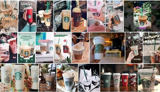 Starbucks Instagram Stories