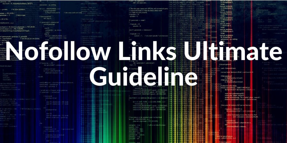 Nofollow Link Guideline
