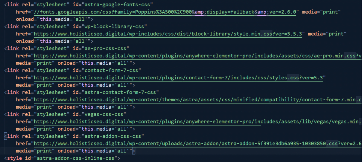 Load Css Asynchronously Remove Render Blocking Css Holistic Seo Load Css Asynchronously Remove Render Blocking Css Holistic Seo