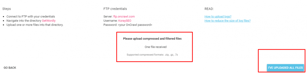 Log File Section