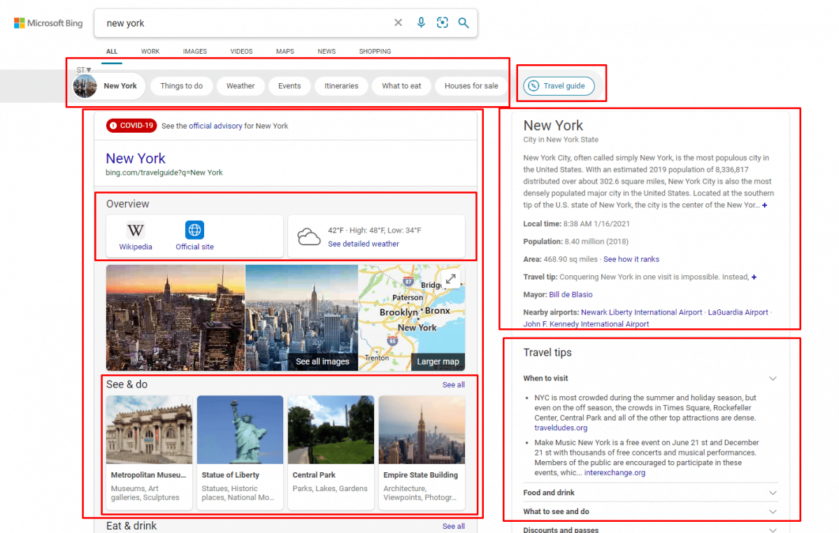 Bing Semantic Search
