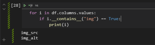 Filtering Pandas Columns