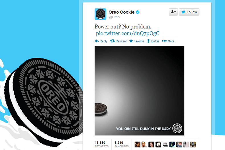 Oreo Newsjacking
