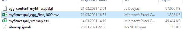 Translated dataframe output