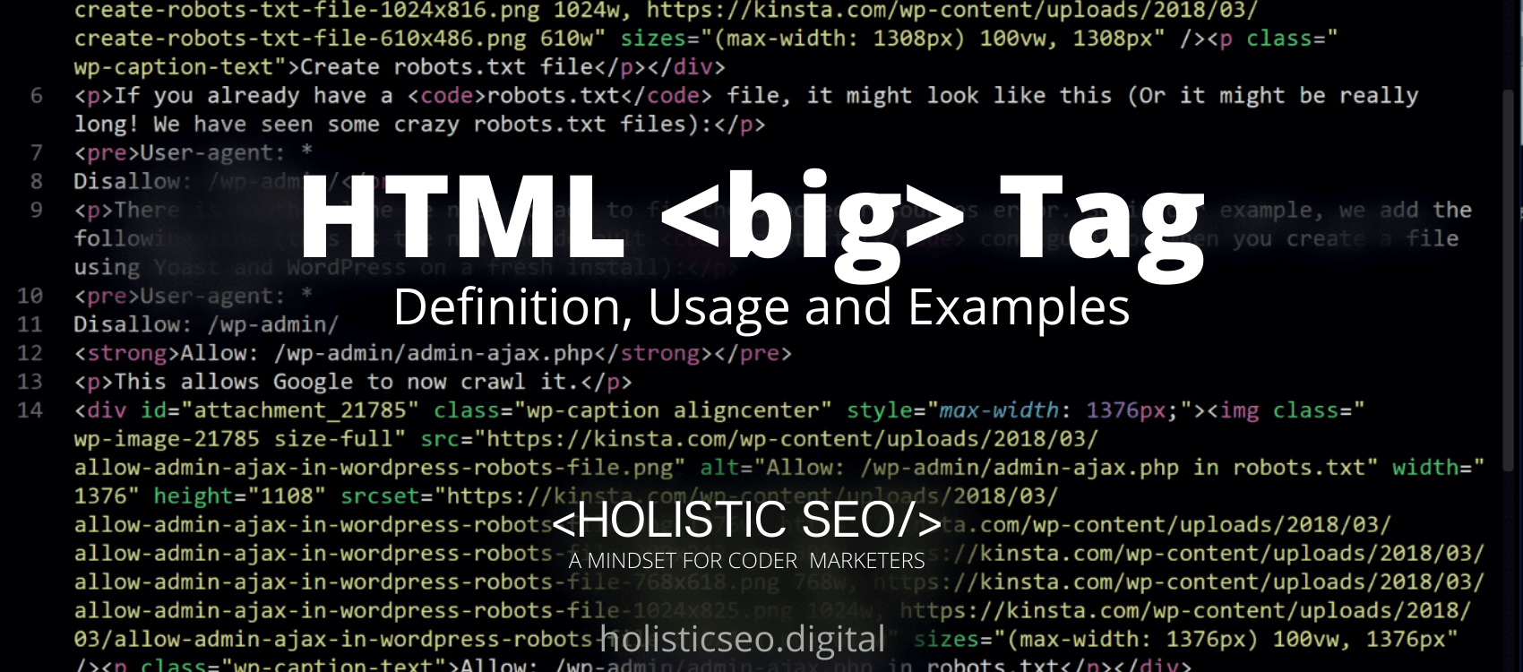 big HTML Tag