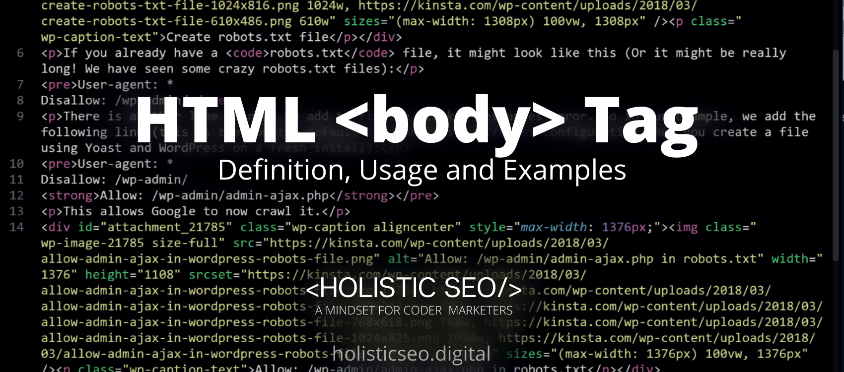 body HTML Tag