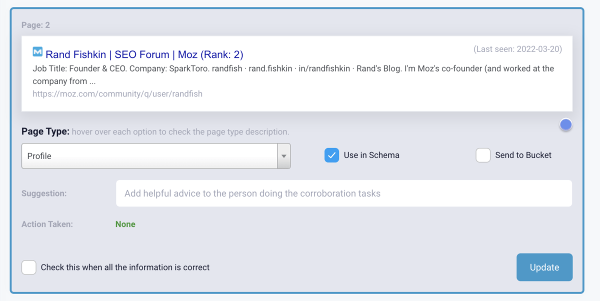 kalicube pro classification example kalicube pro classification example