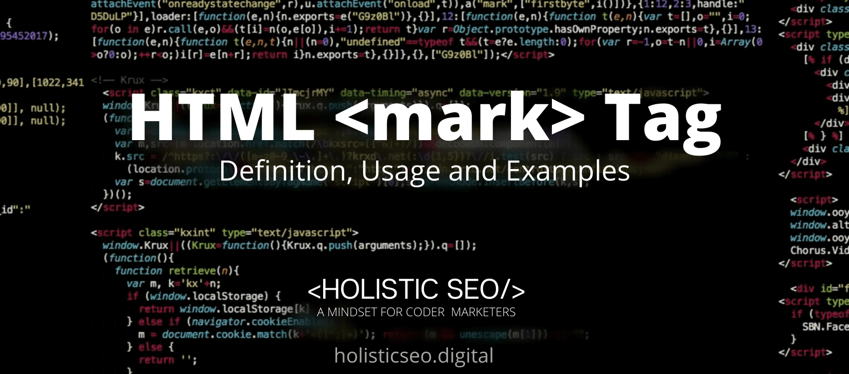 mark HTML Tag