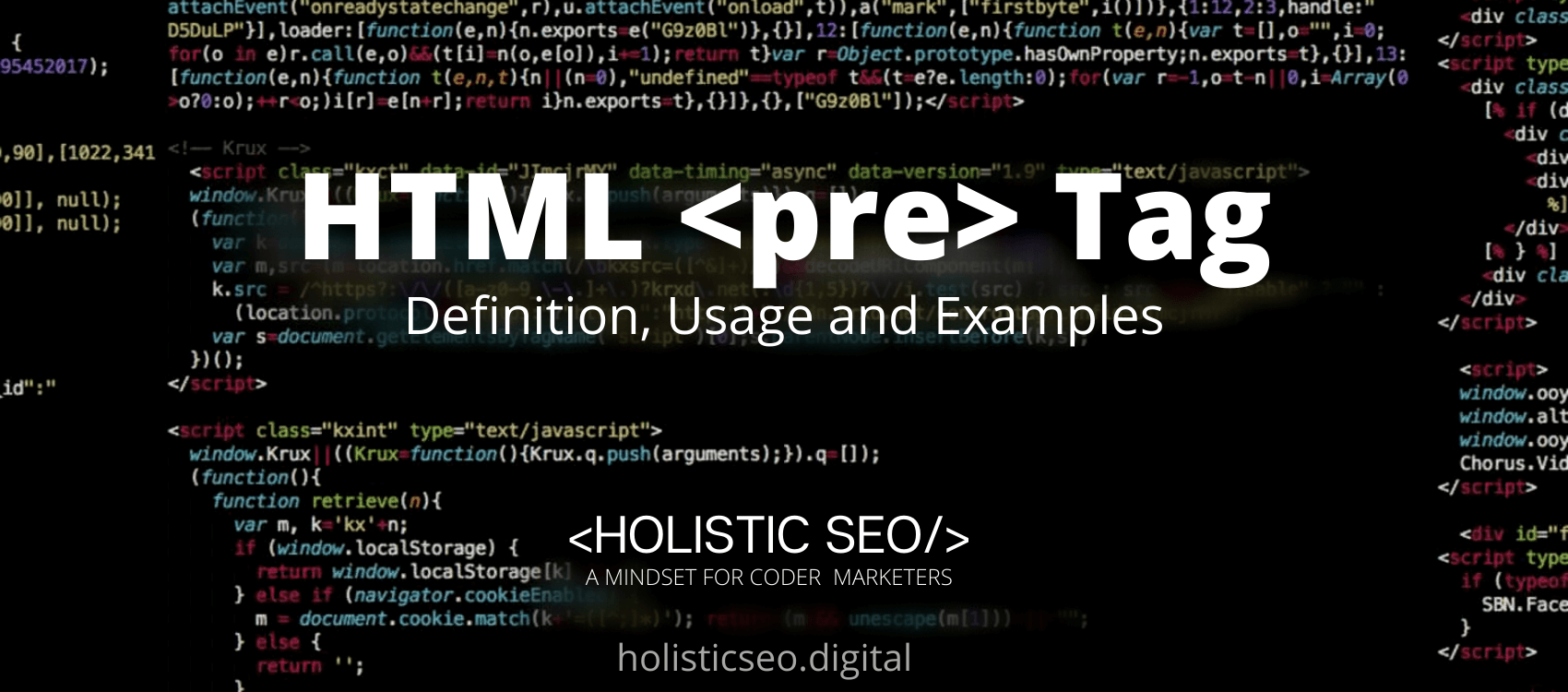 pre HTML Tag