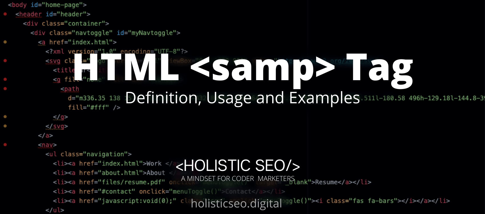 samp HTML Tag