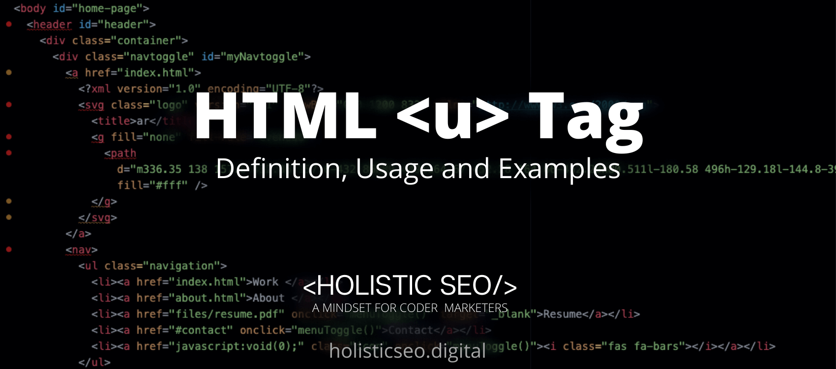 u HTML Tag