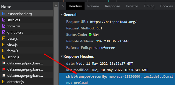 missing hsts from web server error missing hsts from web server error