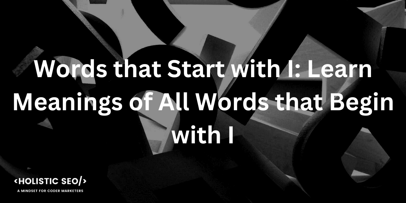 words that start with i