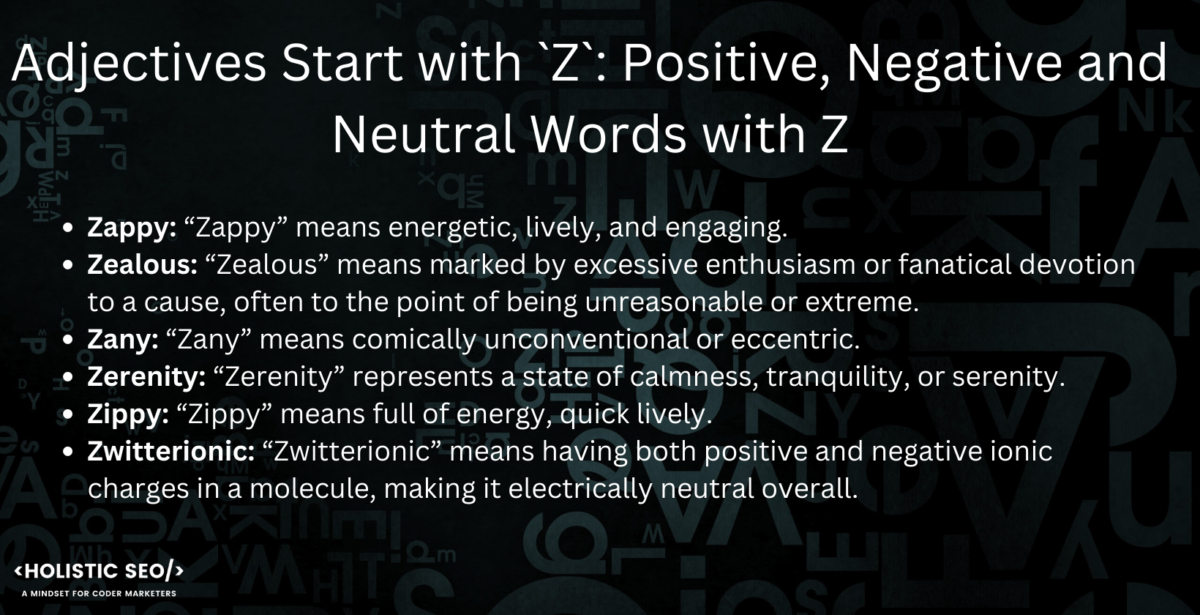 Adjectives Strat with Z in-post image z