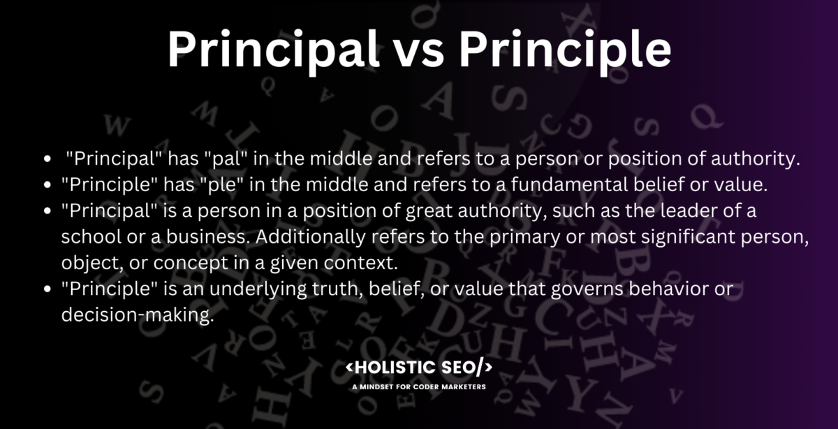 principal vs principle principal vs principle