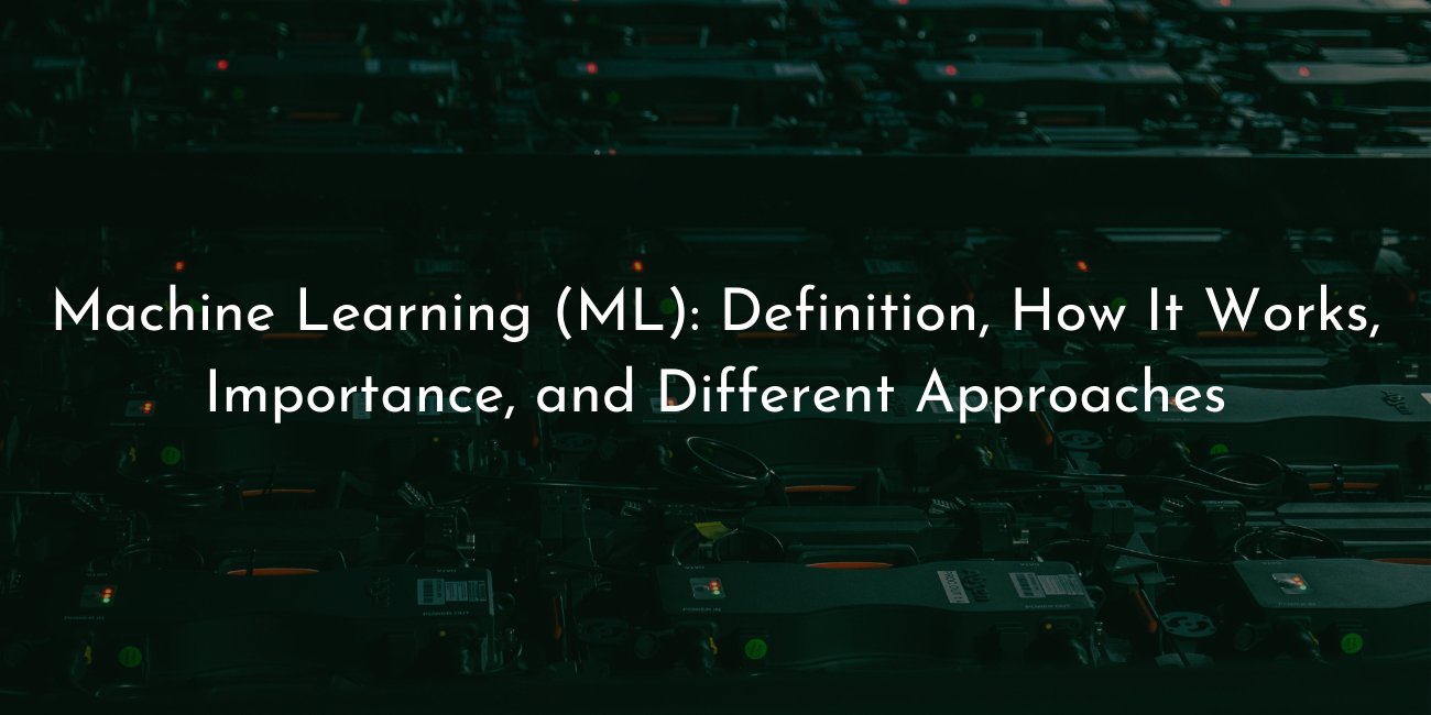 Machine learning(M.L)
