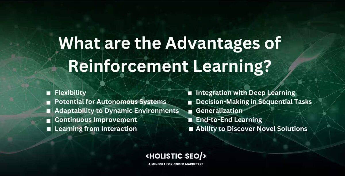what are the advantages of reinforcement learning what are the advantages of reinforcement learning
flexibility, potential for autonomous systems, adaptability to dynamic environments, continuous improvement, learning from interaction, integration with deep learning, decision-making in sequential tasks, generalization, end-to-end learning, ability to discover novel solutions