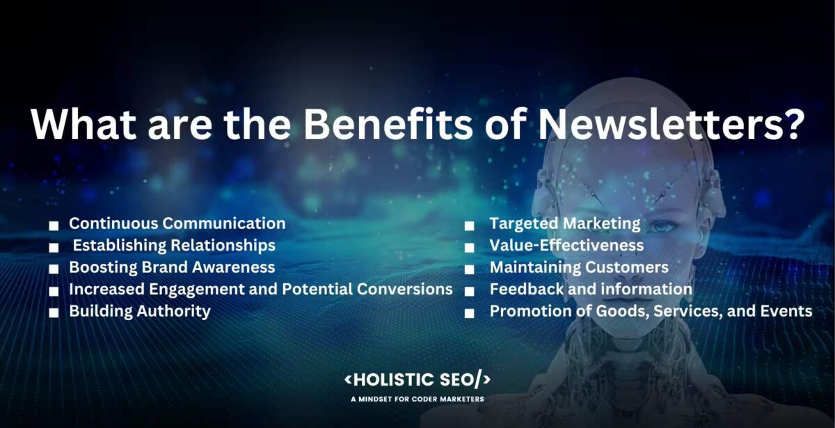 what are the benefits of newsletters what are the benefits of newsletters
Continuous Communication, Establishing Relationships, Boosting Brand Awareness, Increased Engagement and Potential Conversions, Building Authority, Targeted Marketing, Value-Effectiveness, Maintaining Customers, Feedback and information, Promotion of Goods, Services, and Events