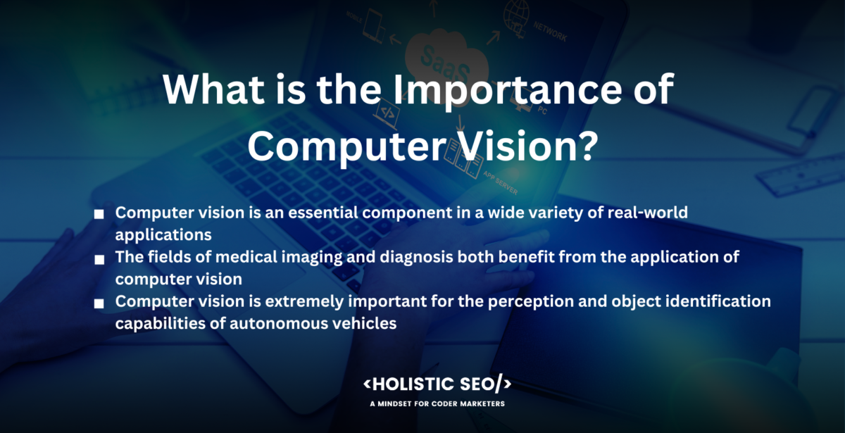 what is the importance of computer vision Computer vision is an essential component in a wide variety of real-world applications, which results in considerable benefits for a wide range of business sectors