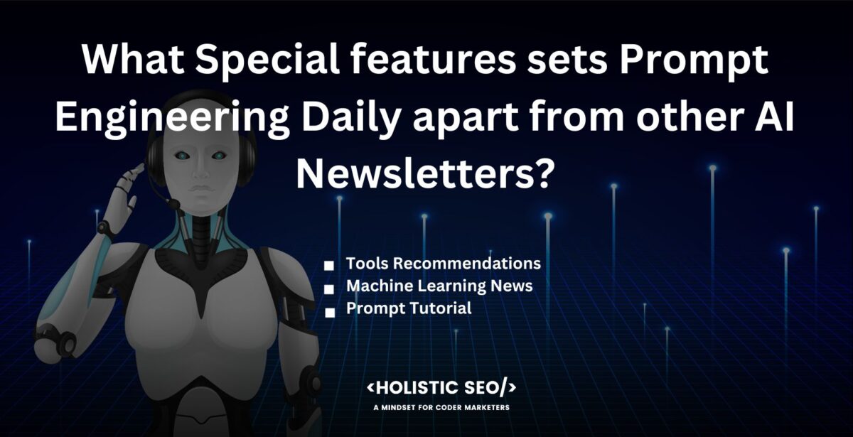 what special features sets prompt engineering daily apart from other ai newsletters

Tools Recommendations: A daily suggestion of tools is one of the most prominent special features of Prompt Engineering Daily. The newsletter supplies its subscribers with a lot of artificial intelligence tools to help them directly or to train AI for machine learning. The tools are highly practical and guarantee to boost productivity and help in optimizing AI.

Machine Learning News: The Prompt Engineering Daily is very particular in delivering machine learning news to its subscribers. It keeps readers informed on the latest training and self-learning that AI has recently done in different fields by just simply inputting relevant data.

Prompt Tutorial: The newsletter guides and directs its subscribers on how to properly utilize prompts to harness AI tools such as ChatGPT. It does not simply provide news and tools to its subscribers unlike other AI newsletters, but it keeps them informed on how to properly execute the steps to maximize AI tools for productivity and overall success in work.